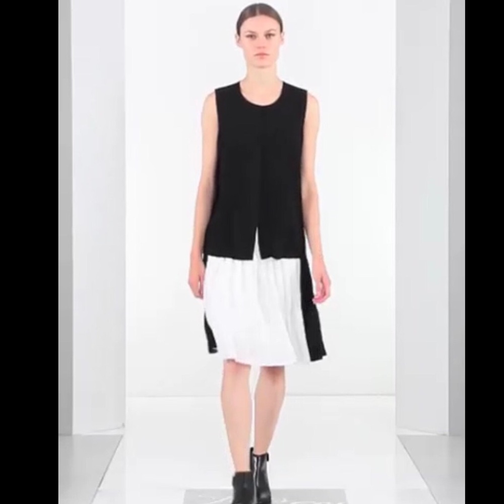 Vince Flowy Pleated Skirt